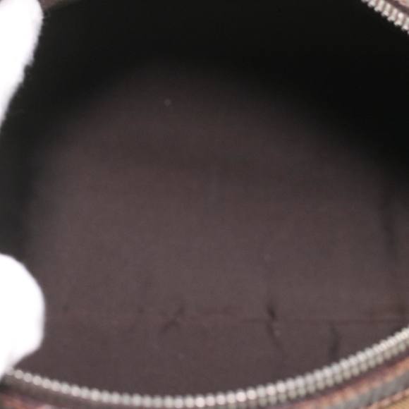 FENDI Zucca Canvas Hand Bag Brown Black Auth 36763 - Picture 11 of 16